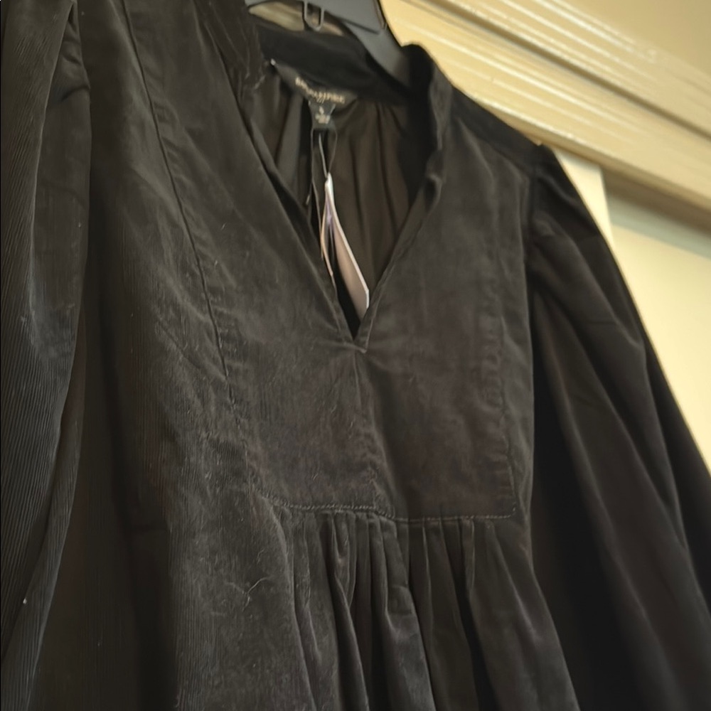 Black Corduroy Tunic- NWT; Banana Republic Sz Small